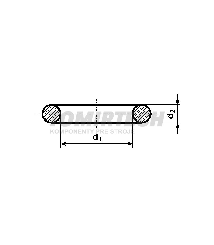 O-krúžok 2,5x1,2  NBR70 (100ks)